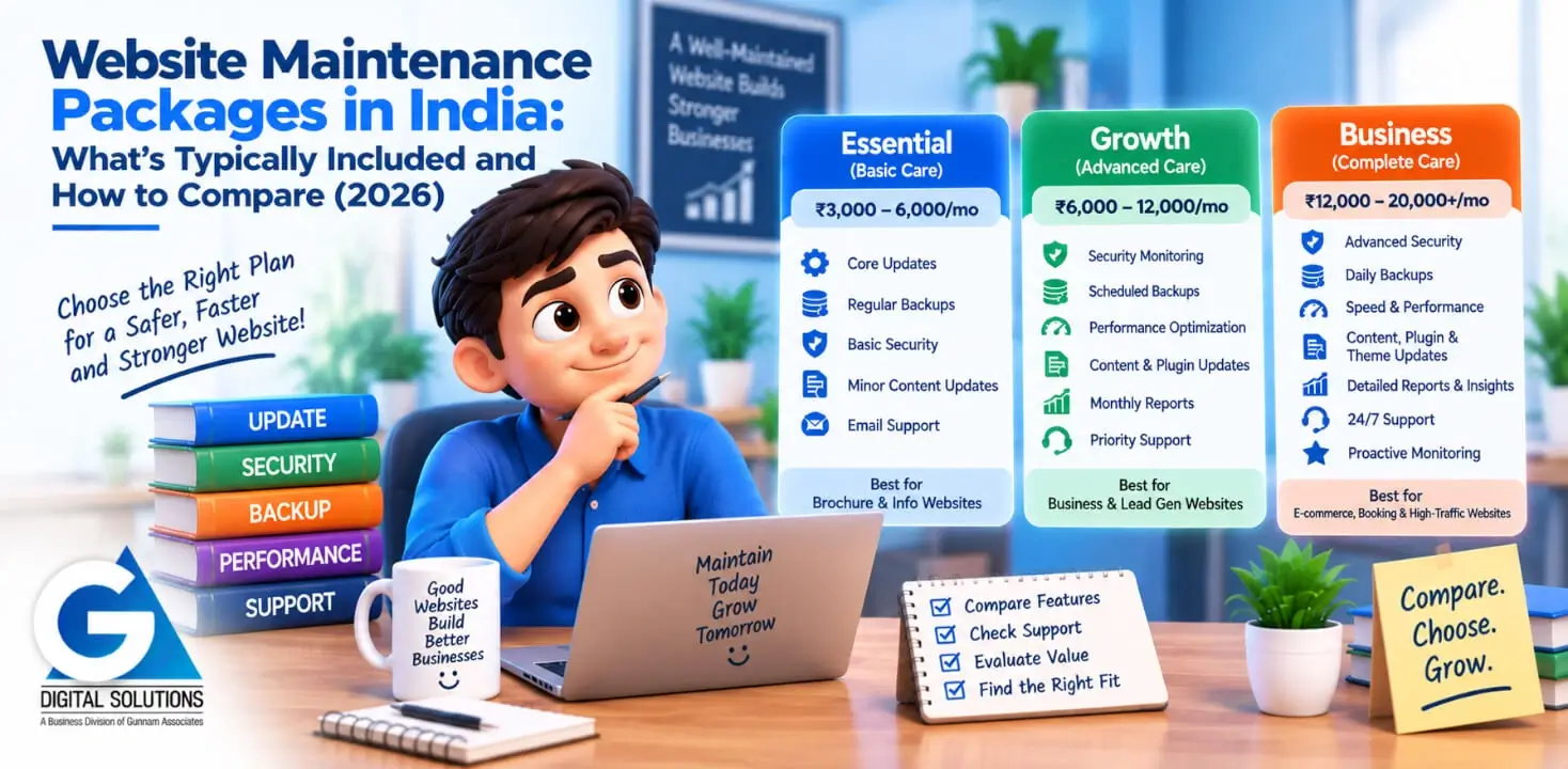 Website Maintenance Packages in India